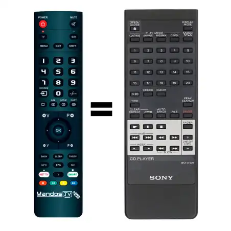 Mando a distancia original de SONY RM-D921