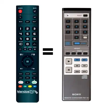 Mando a distancia original de SONY RM-101