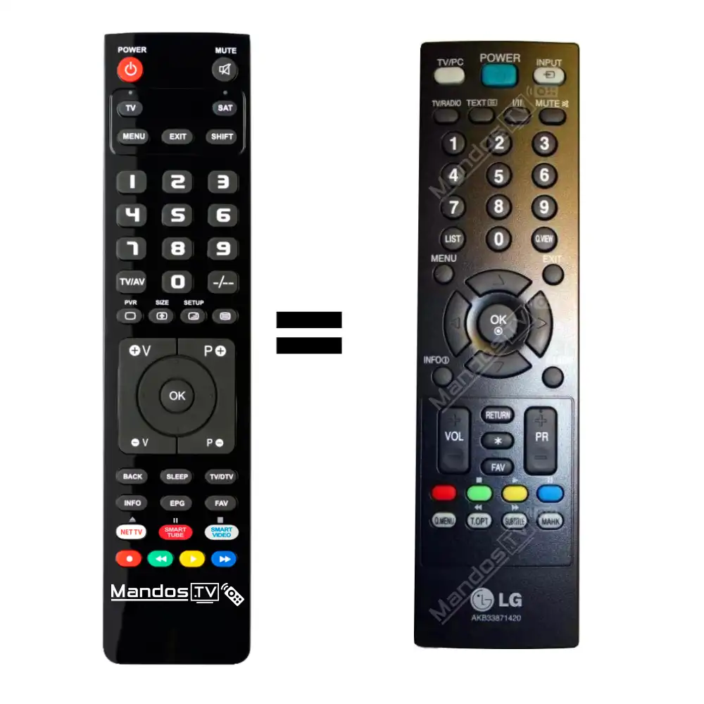 Télécommande LG D'origine - Référence AKB33871420 - Noire - Occasion Fonctionnelle