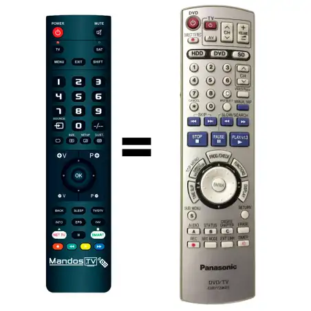 Mando a distancia original de Panasonic DMR-EH50EG-S