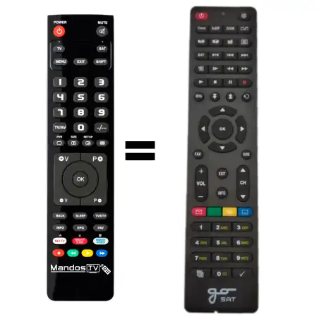 Mando a distancia original de Gosat GS-7010