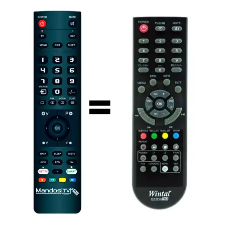 Mando a distancia WINTAL STB14HD