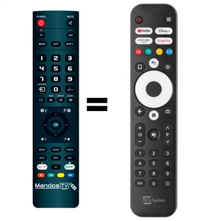 Mando a distancia TELESYSTEM ONT2HD