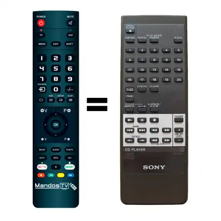 Mando a distancia original de SONY RM-D791