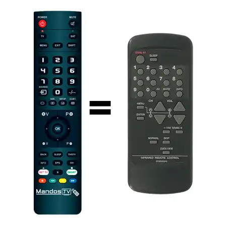 Mando a distancia original de ALBA 076R0DG040