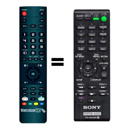 Mando a distancia original de SONY RM-AMU085