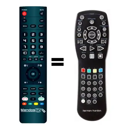 Mando a distancia original de Harman-kardon BDP10