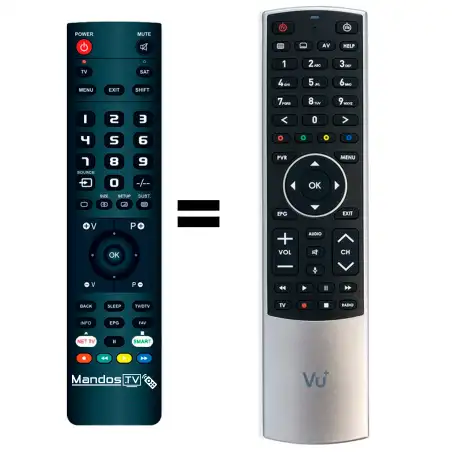 Mando a distancia VU+ BT100RCU