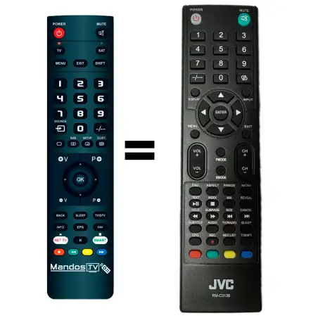 Mando a distancia JVC RM-C3136