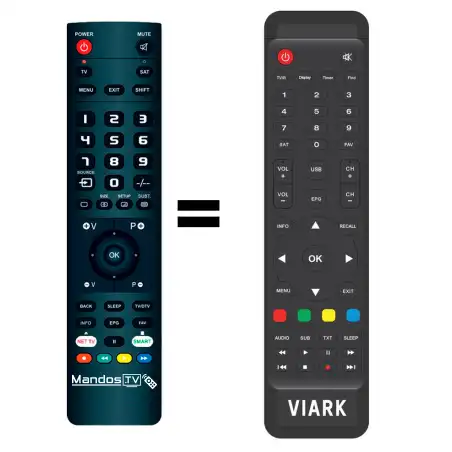 Mando a distancia original de VIARK SAT-4K