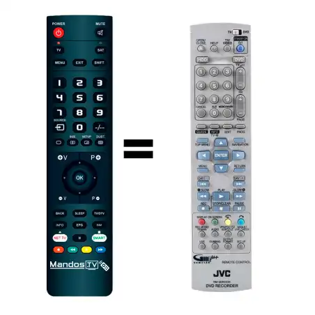 Mando a distancia JVC DR-MX10