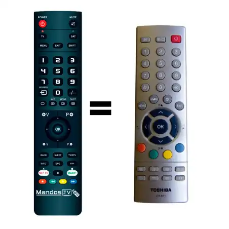 Mando a distancia TOSHIBA CT-871