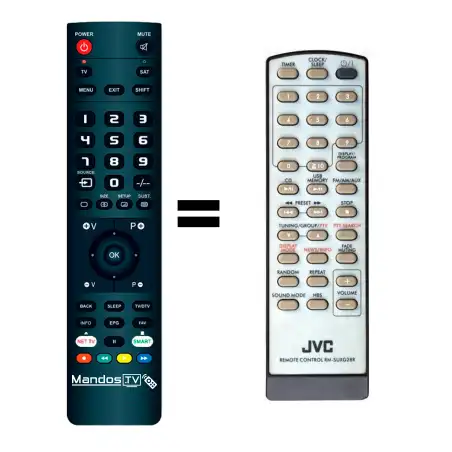 Mando a distancia original de JVC UX-G28