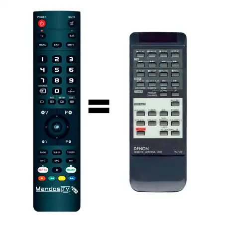Mando a distancia original de Denon RC-122
