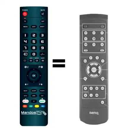 Mando a distancia BENQ PE-7800