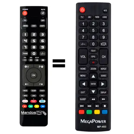 Mando a distancia MEGA POWER MP-403