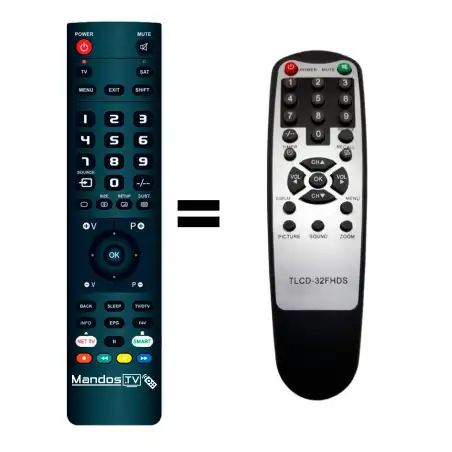 Mando a distancia TELEFUNKEN TLCD26S