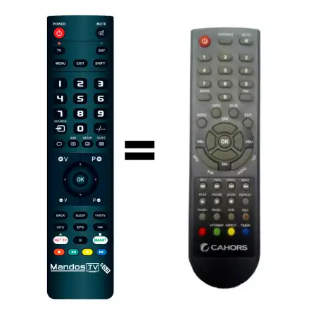 Mando a distancia original de Visiosat TVT260-HD