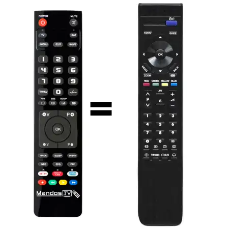 Mando a distancia original de JVC LT-24DB10U