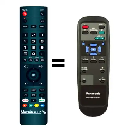 Mando a distancia PANASONIC EUR646525