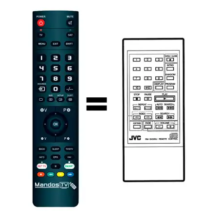 Mando a distancia original de JVC XL-Z555