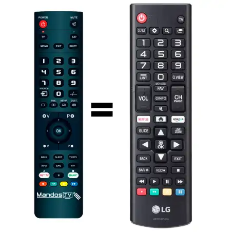 Mando a distancia original de LG AKB75375604