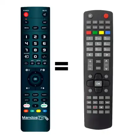 Mando a distancia original de Qviart LUNIX-4K