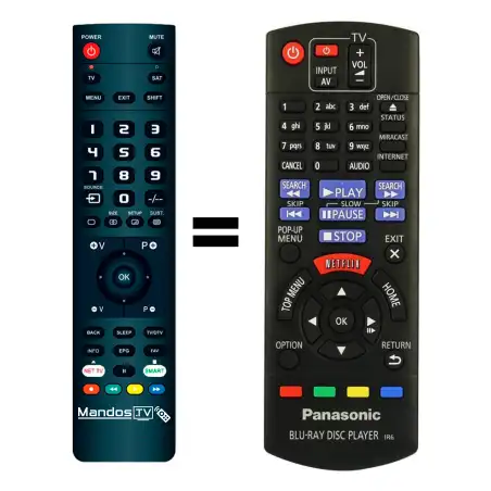 Mando a distancia original de Panasonic DMP-BDT360