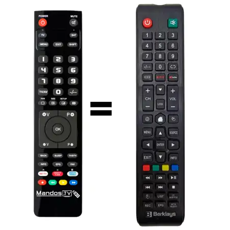 Mando a distancia BERKLAYS BTV65A4SM4K