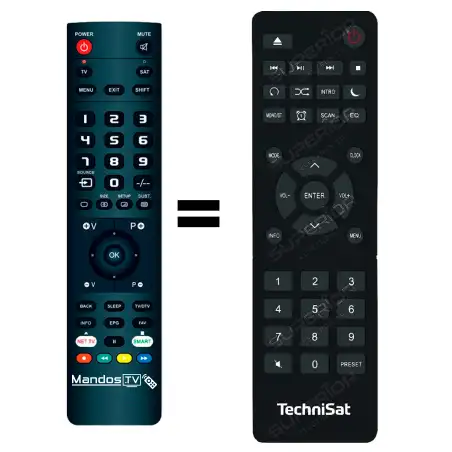 Mando a distancia original de Technisat DIGITRADIO