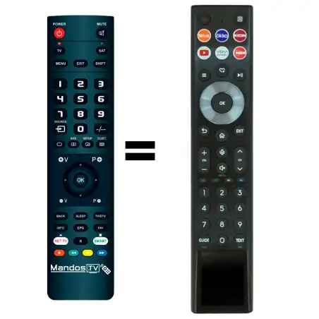 Mando a distancia original de Hisense ERF6C66H