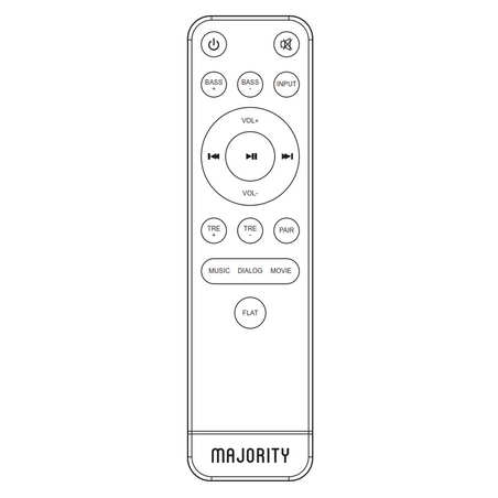 Mando a distancia MAJORITY SNOWDON II