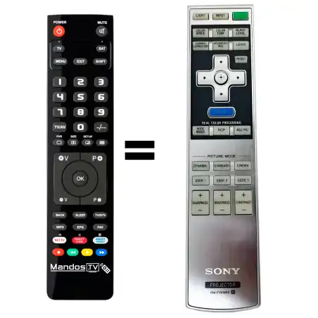 Mando a distancia original de SONY RM-PJVW60