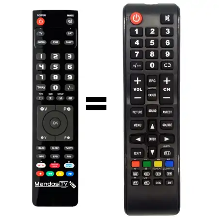 Mando a distancia original de Nevir NVR-7805BC-32RD2SN