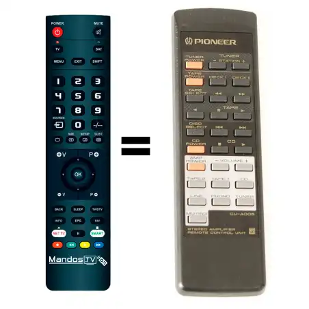 Mando a distancia original de Pioneer CU-A005