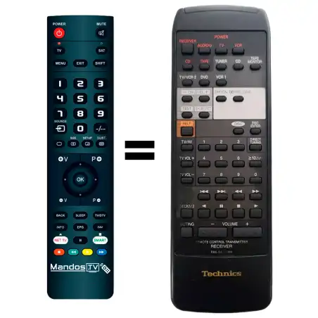 Mando a distancia original de Technics RAK-SA750WH
