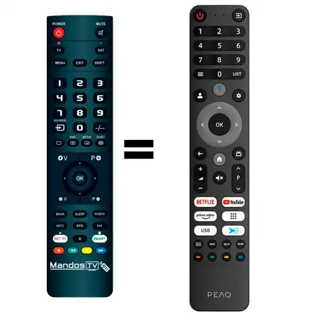 Mando a distancia PEAQ PTV40GF-5025C