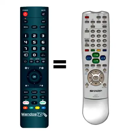 Mando a distancia SHARP LC-22AD1E/EE