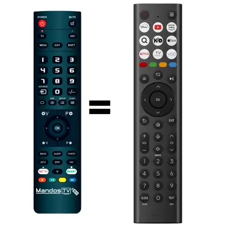 Mando a distancia HISENSE 40A49Q