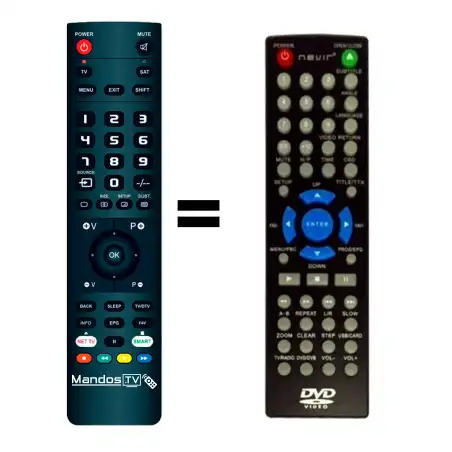 Mando a distancia original de Nevir NVR-2315