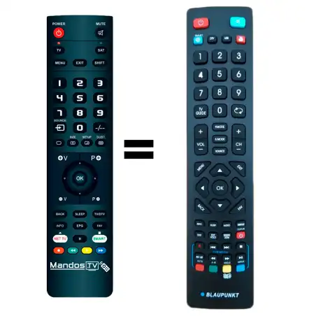 Mando a distancia BLAUPUNKT 32/131J-GB-1B-3HCU-UK (V2)