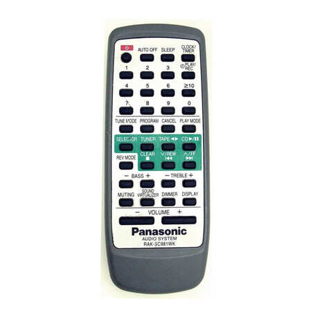 Mando a distancia PANASONIC RAK-SC981WK