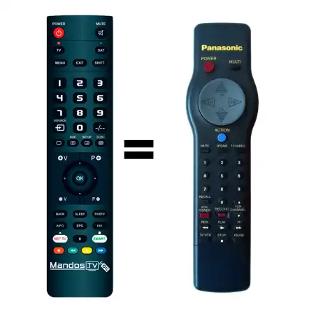 Mando a distancia original de Panasonic EUR501200