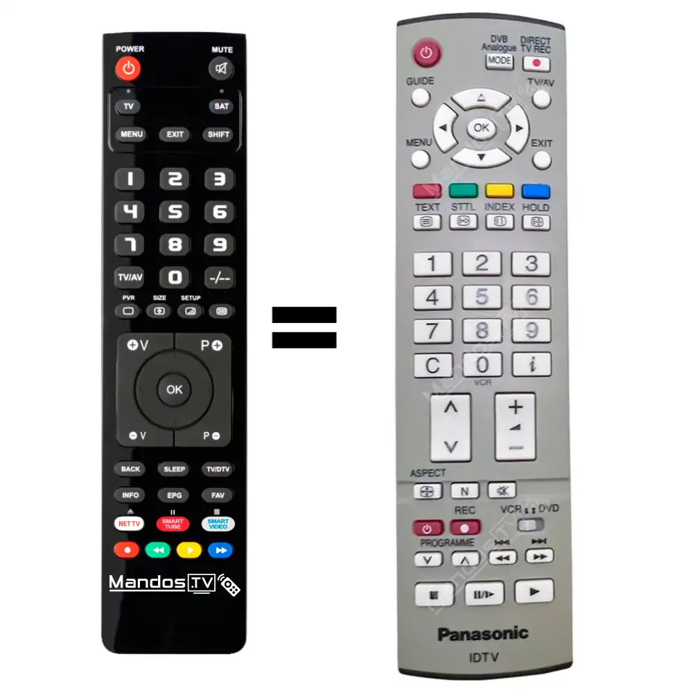 Telecomando di Ricambio per Panasonic N2QAYB000759 TV Televisore Remote