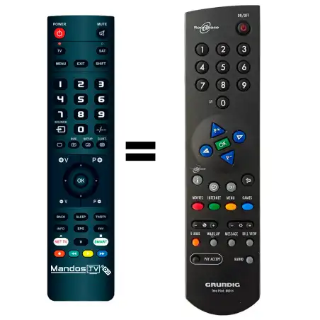 Mando a distancia original de Grundig TELEPILOT-800H
