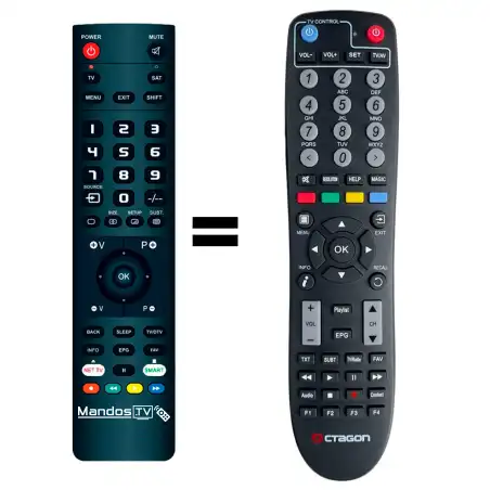 Mando a distancia original de Octagon SF8008 (V1) (V1)