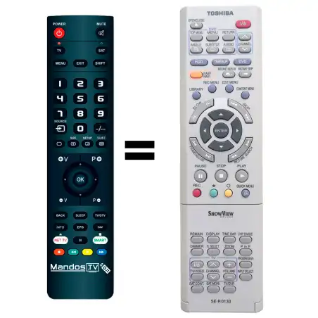 Mando a distancia TOSHIBA RD-XS34
