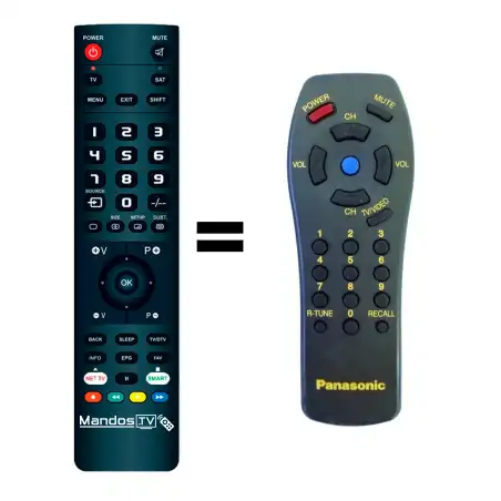 Mando a distancia original de Panasonic EUR501450