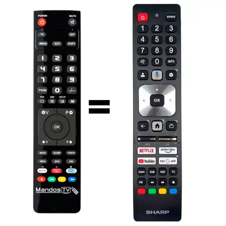 Mando a distancia original de Sharp 50GL4260E