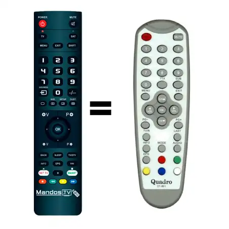 Mando a distancia original de Quadro DT801